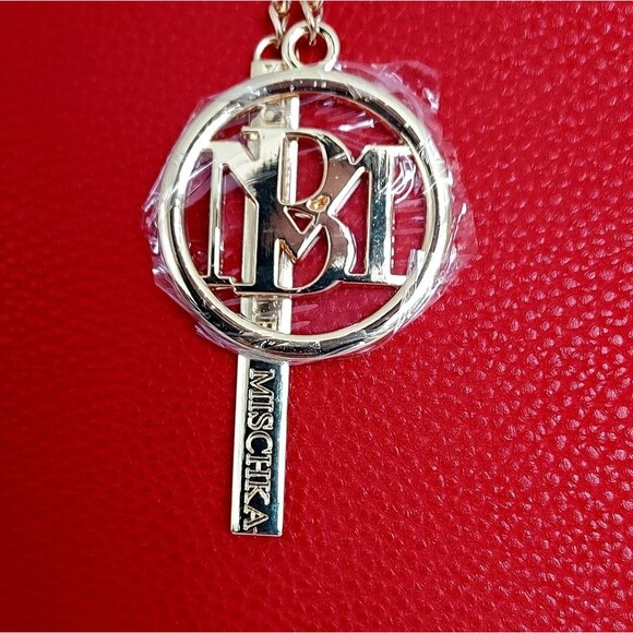 Bangley Mischka  Crossbody Handbag/Tote Rich Red W/ Gold Accents ~NWT - Picture 5 of 13